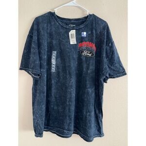 Ford Bronco Graphic T-Shirt Mens XL Black Mineral Wash Acid Wash New Size XL